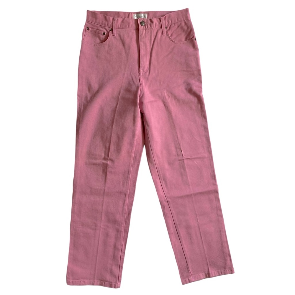 CHADWICKS High Waist Stretch Denim Jeans Wide Leg Pink Size 10P